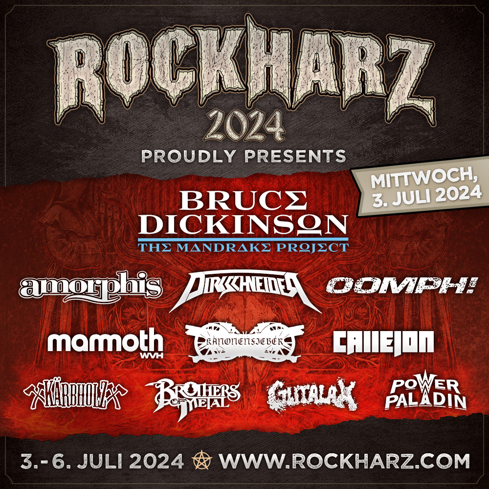 ROCKHARZ 2024 - Tagesticket Mittwoch (E-Ticket)