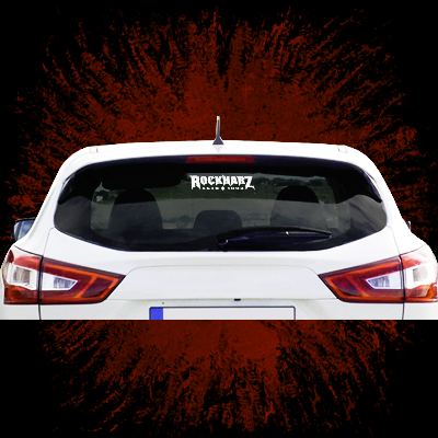 ROCKHARZ HECKSCHEIBENAUFKLEBER KLEIN (PLOT)